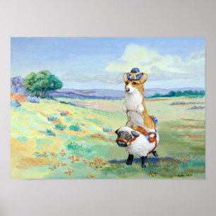 Pembroke Welsh Corgi Poster Imprimer