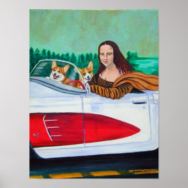 Pembroke Welsh Corgi Poster Imprimer (Devant)