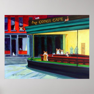 Pembroke Welsh Corgi Poster Imprimer