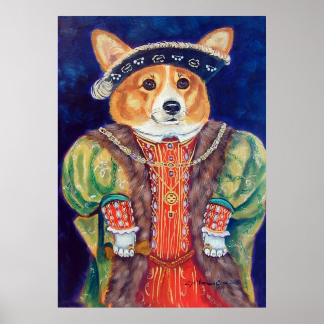 Pembroke Welsh Corgi Poster Imprimer (Devant)