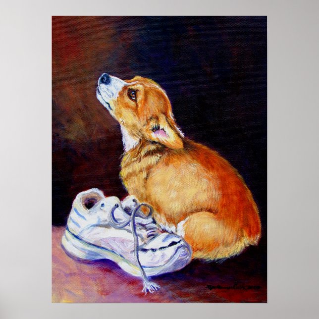 Pembroke Welsh Corgi Poster Imprimer (Devant)