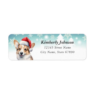 Pembroke Welsh Corgi Retourner les étiquettes d'ad
