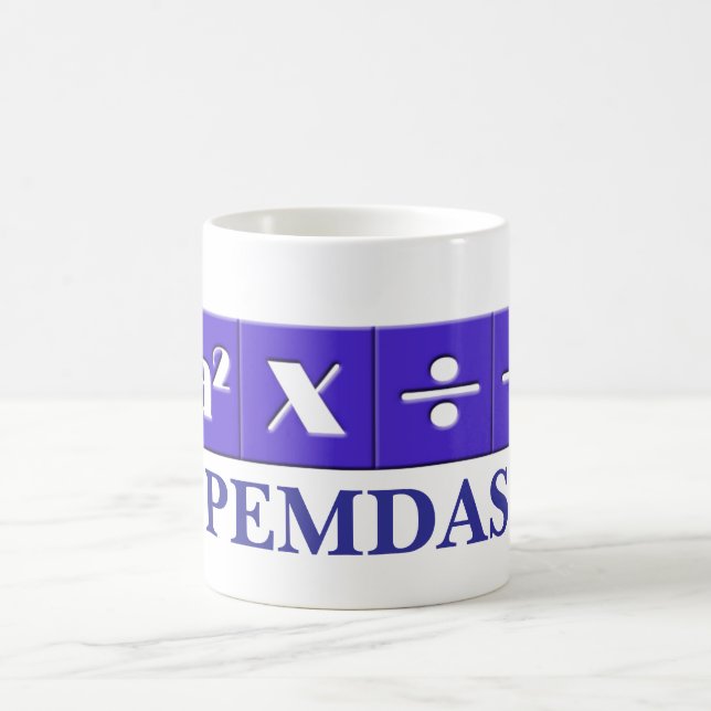 PEMDAS mathématique mug (Centre)