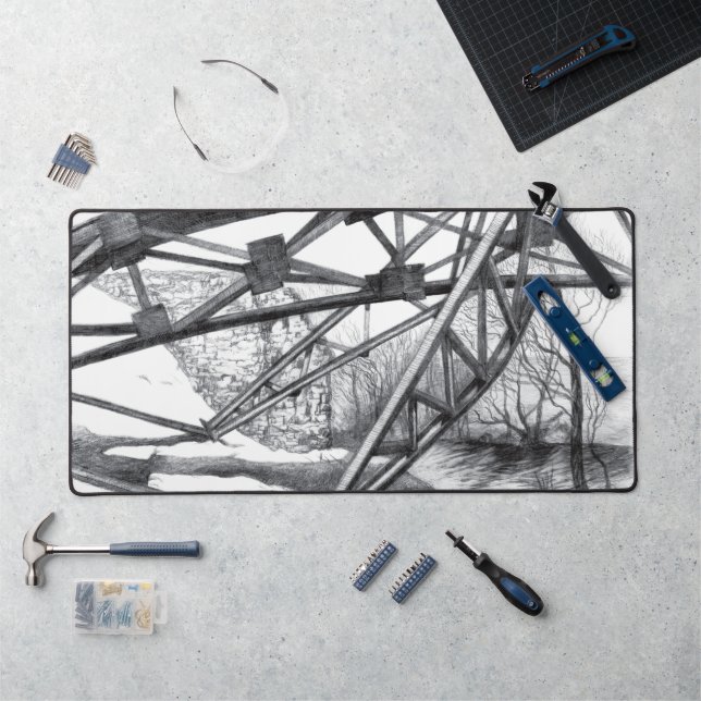 Pencilart de passerelle antique Monochrome (Poste de travail)