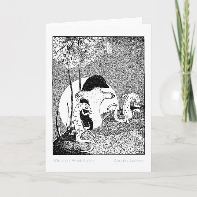 Pendant que la sorcière coule la carte 1 (Devant)