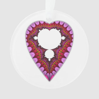 Pendentif de coeur de Mandelbrot