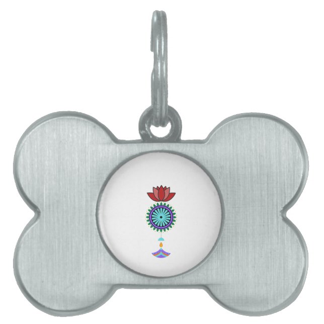 Pendentif spirituel avec fleur de lotus (Devant)