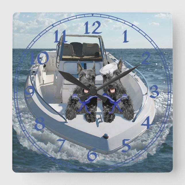 Pendule des Marins Terrier Écossais (Recto)