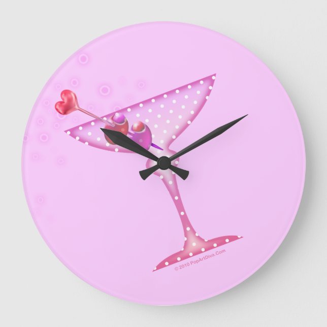 PENDULE MURALE PINK MARTINI (Recto)
