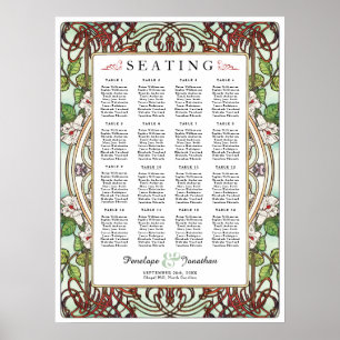 PENELOPE 01 A - Tableau de sièges Mariages - Moyen