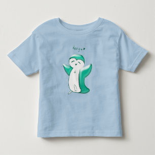 Pengu Happy Penguin(Vert) Tshirt pour tout-petit