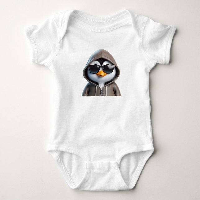 PENGUIN AMUSANT EN SWEAT - SHIRT À CAPUCHE (Devant)
