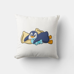 Penguin au coucher avec Coussin