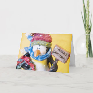 Penguin ・ Carte de voeux de Noël