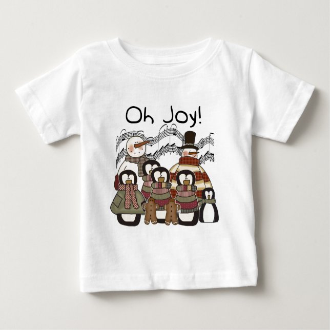 Penguin Oh Joy T-shirts et cadeaux de Noël (Devant)