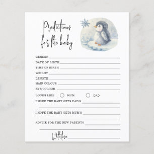 Penguin - prédictions et conseils bébé