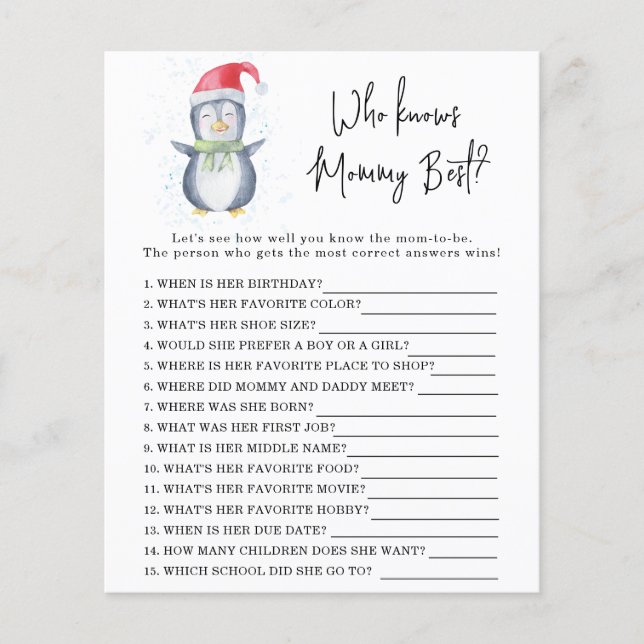 Penguin - Qui connaît maman mieux (Devant)