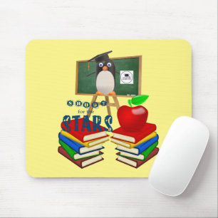 Penguin School Teacher Souris Pad! Tapis de souris