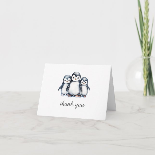 Penguin Toutes Les Occasions Merci Cartes de notes (Devant)