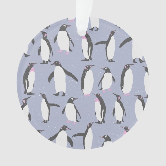 Penguins d'hiver sans faille motif + vos idées (devant)