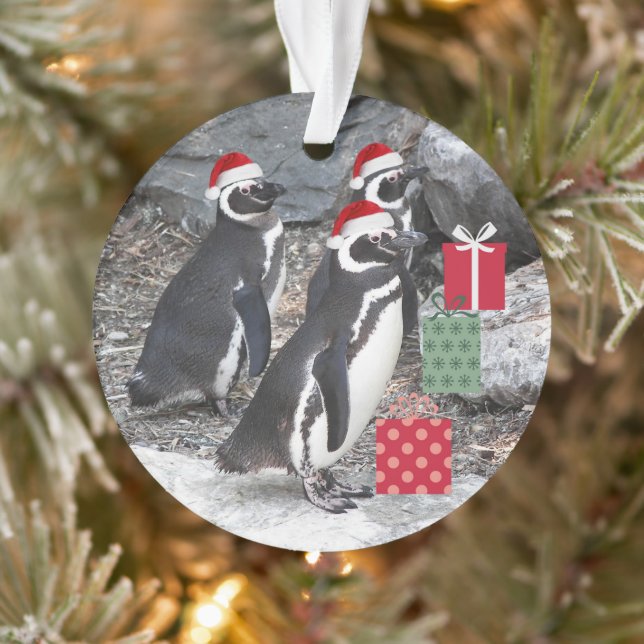 Penguins portant le chapeau du Père Noël (Arbre)