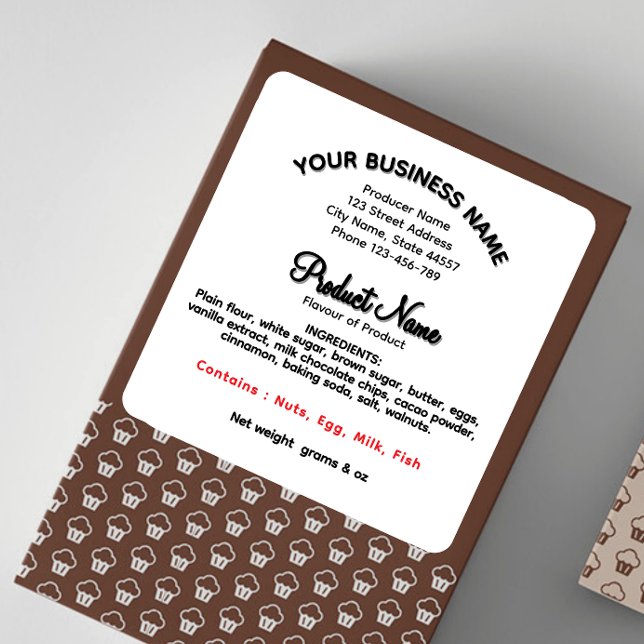 PENNSYLVANIA Cottage Étiquette alimentaire Aliment (Créateur téléchargé)