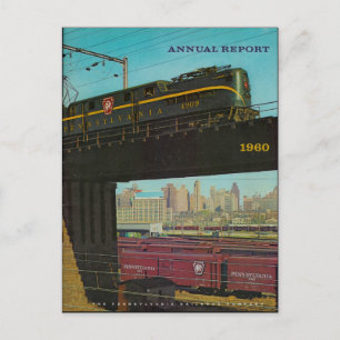 Pennsylvania Railroad Annual Report 1960 Carte pos