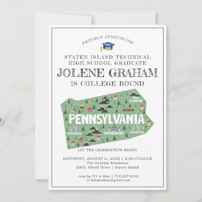 Pennsylvanie | Fête de fin d'études pour un départ (Devant)