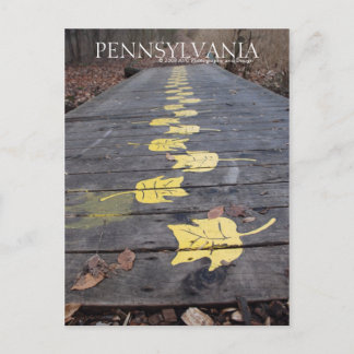 Pennsylvanie Marcher À Travers La Carte Postale Pa
