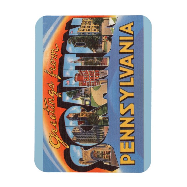 Pennsylvanie, Scranton Magnet (Vertical)