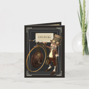 Penny Farthing Steampunk Cartes pour notes