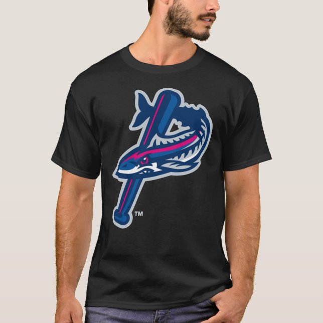 Pensacola Blue Wahoos  T-Shirt (Devant)