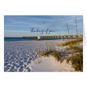 Pensacola Dunes De Sable Pier Matin Penser De Vous
