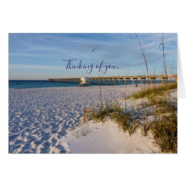 Pensacola Dunes De Sable Pier Matin Penser De Vous (Devant Horizontal)