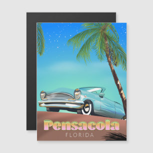 Pensacola, floride affiche de voyage de style vint