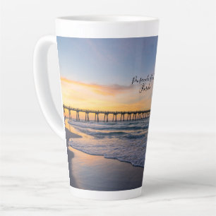 Pensacola Pier Côté Sunrise Latte Mug