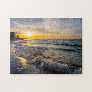 Pensacola Splashing Waves Sunrise Puzzle