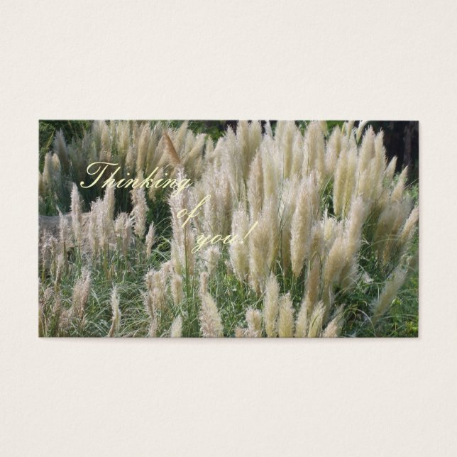 Pense à toi ! Carte de message (Devant)