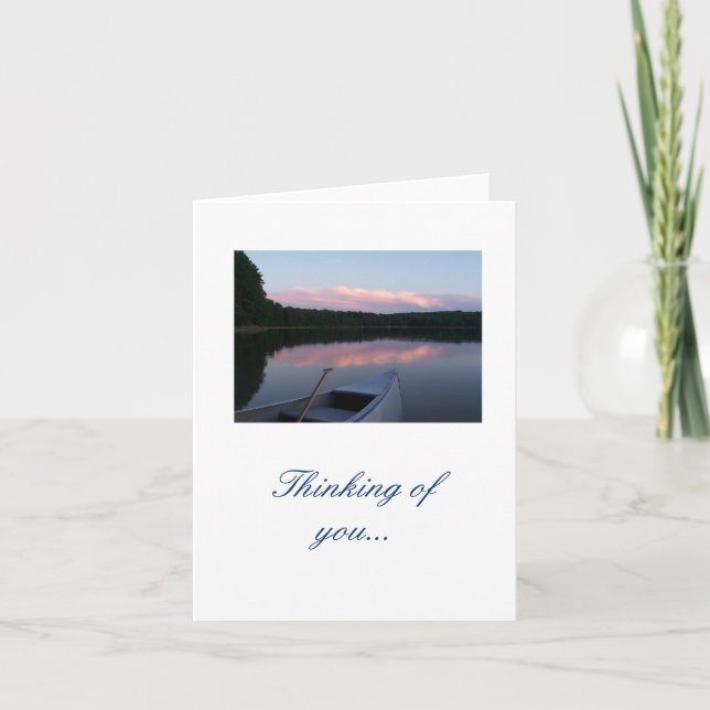 Pensée à vous… carte pour notes (Devant)