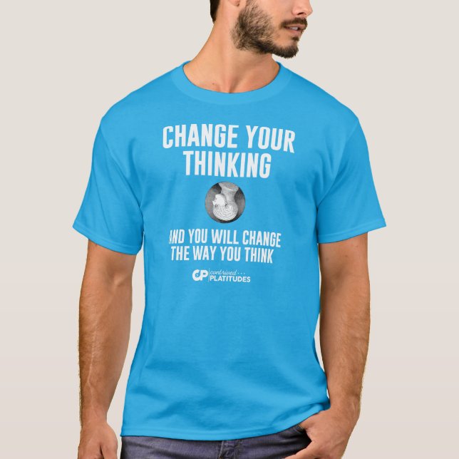 Pensée de changement : T-shirt conçu DK de (Devant)