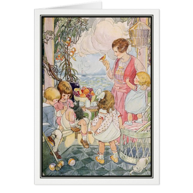 Pensée heureuse par Ruth Mary Hallock (Devant)