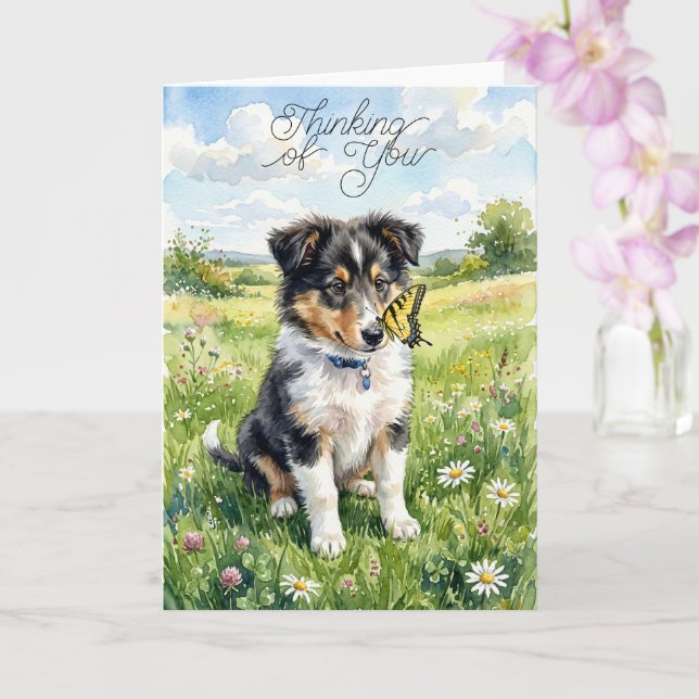 Pensée pour toi : carte de verset biblique (Orchidée)