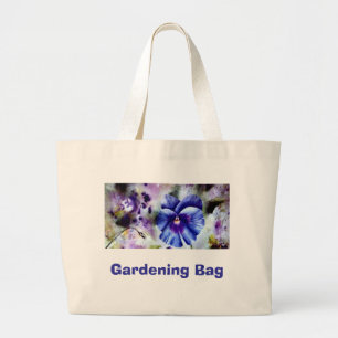 Pensée, sac de jardinage