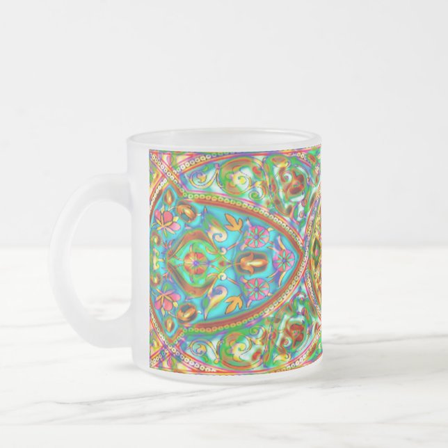 Pensées Abstraites 2 Mug Art Déco (Gauche)