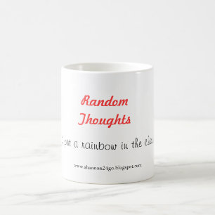 Pensées aléatoires - tasse