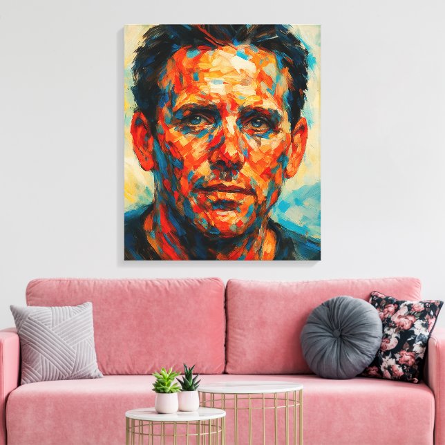 Pensées de jeune homme - Plus près - Impression su (Insitu(Salon))