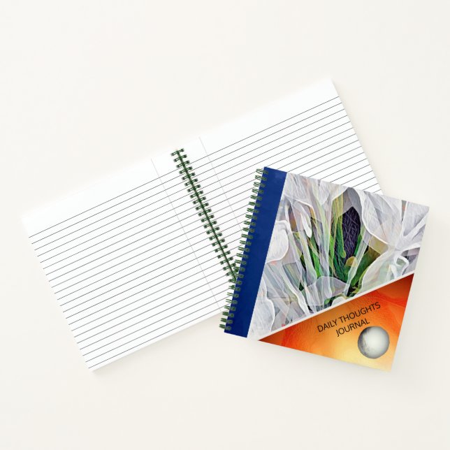 PENSÉES QUOTIDIENNES-2 Carnet Spiral Journal. (Intérieur)