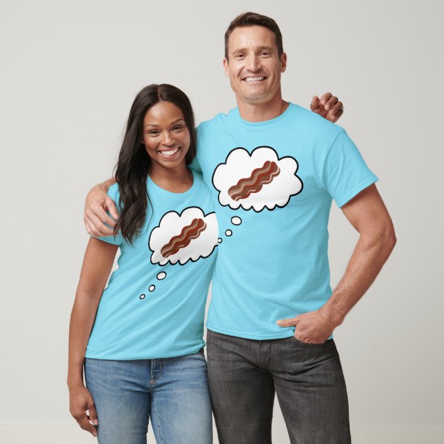 Penser à Bacon drôle T-shirt (Unisexe)