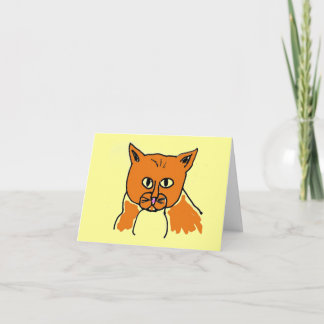 Penser à ta carte de chat