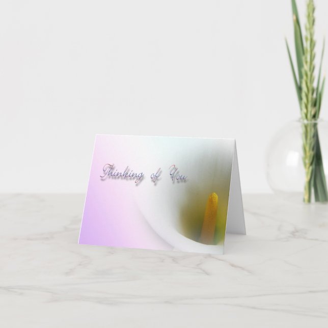 Penser à votre carte de note (Devant)